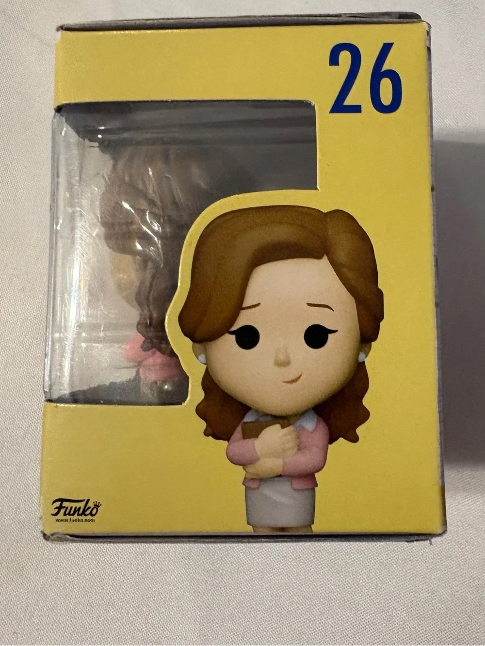 Funko Minis Pam Beesly The Office Vinyl Figure #26 packaged in its original box